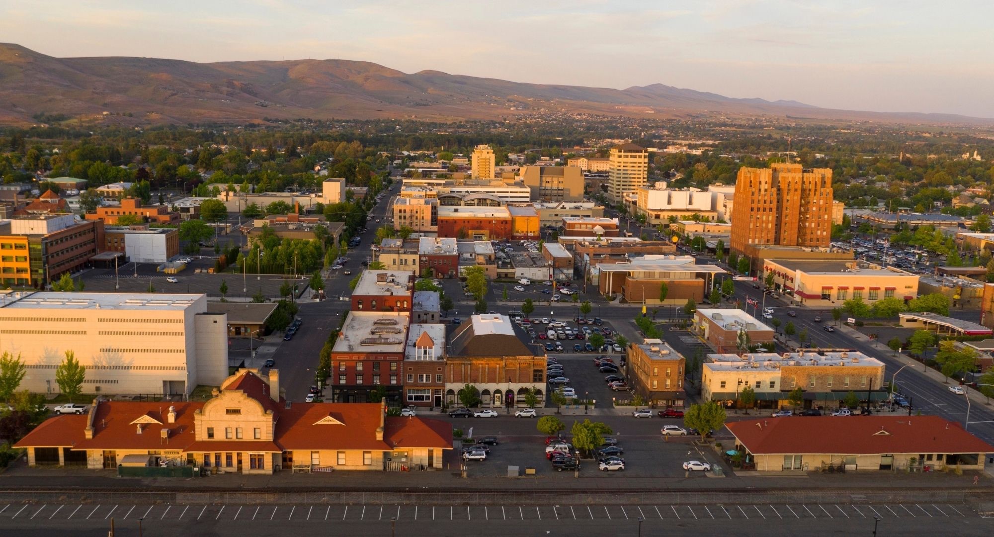 Downtown shot of Yakima