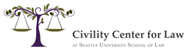 Logo for the Civility Center for Law at Seattle University School of Law